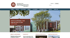 Desktop Screenshot of americanantiquarian.org
